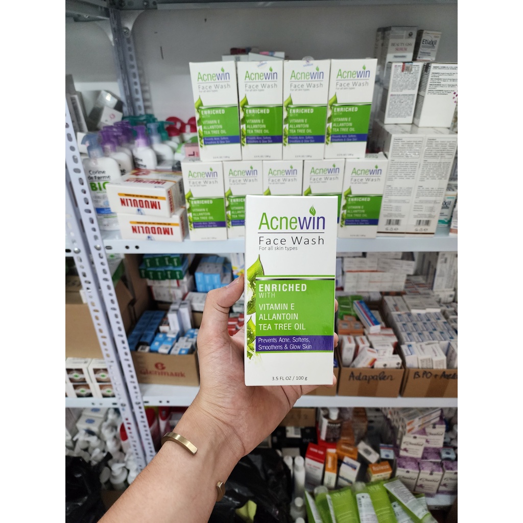 Sữa Rửa Mặt Giảm Mụn Sáng Da  Dịu Nhẹ Dành cho Da Mụn Acnewin Face Wash - Bác sĩ Phương
