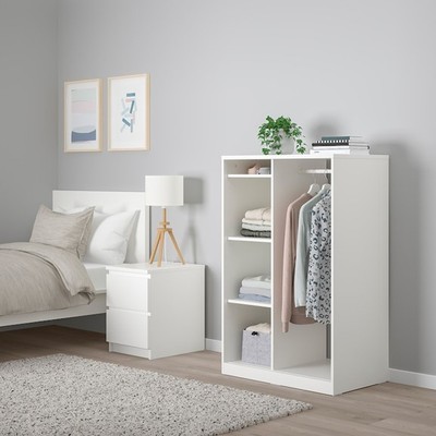BRUNO, Tủ quần áo mở WAR_002, 80x48x123cm, tủ đựng quần áo Scandi Home