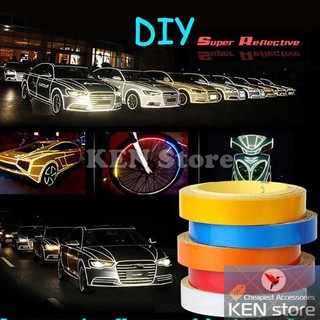 Cuộn decal phản quang 5m dán xe đạp, xe máy, ô tô