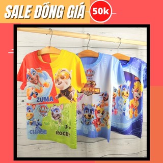 Áo thun 3D chó cứu hộ bé trai