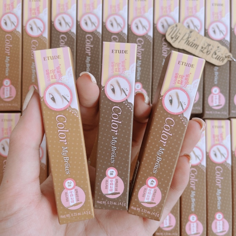 Chuốt Macara Mày COLOR MY BROWS ĐỦ CÁC TONE MÀU [Chính Hãng]