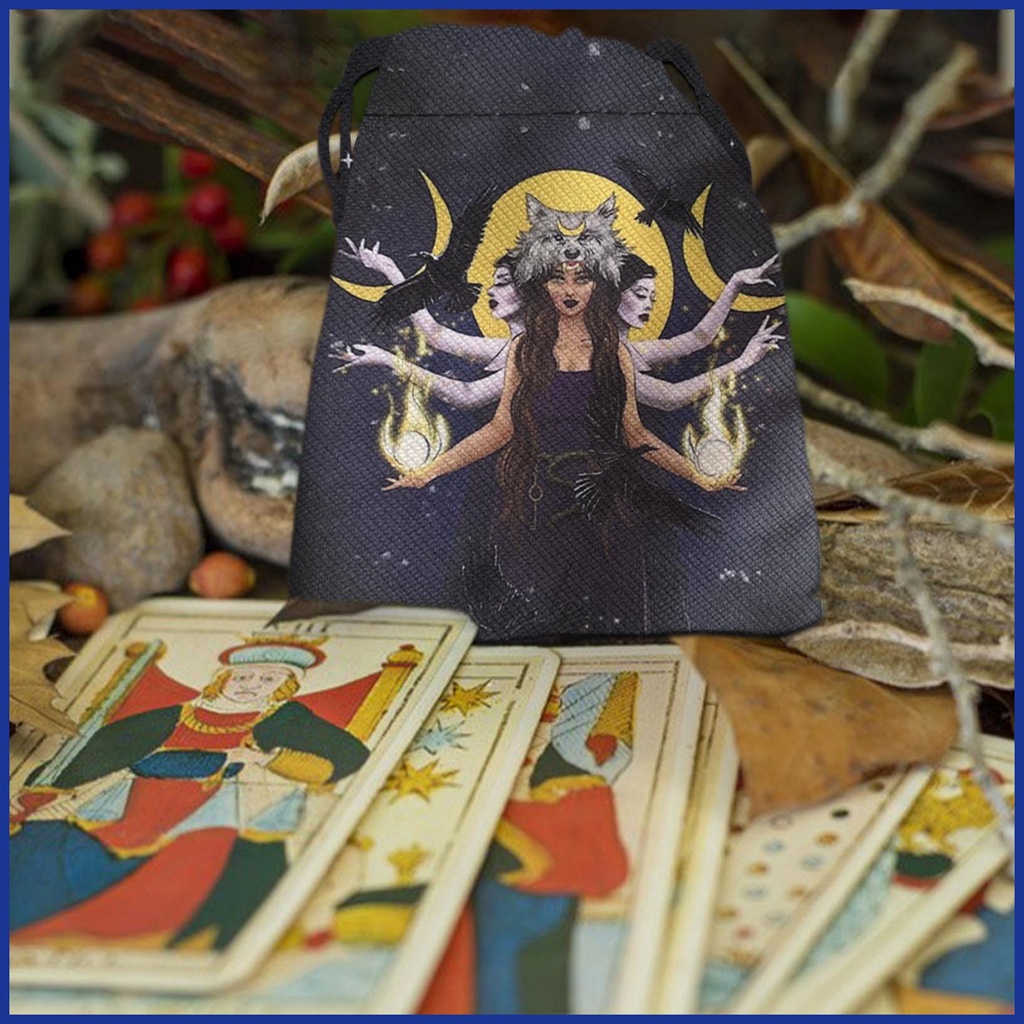 Túi Dây Rút Bảo Vệ Bài Tarot Đa Năng Tiện Dụng