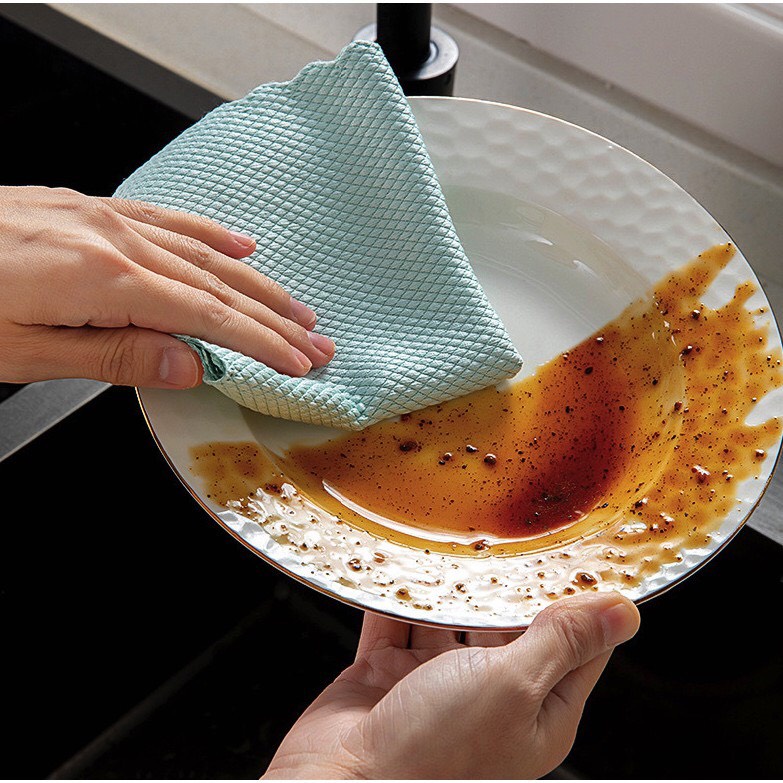 Khăn lau đa năng siêu thấm, khăn lau nhà bếp vải mịn, hút nước siêu thấm 88355 siêu rẻ 88