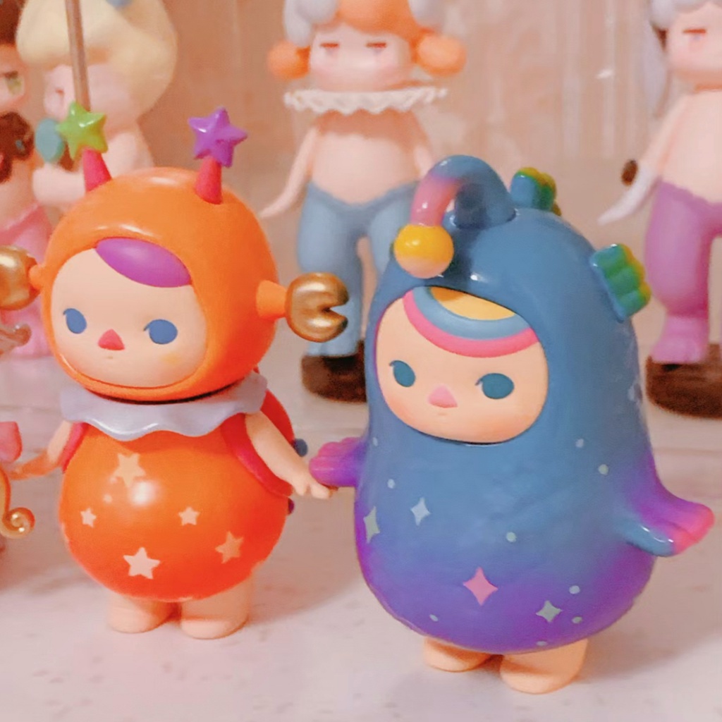 Búp Bê POPMART PUCKY Horoscope Em Bé Mù Kèm Hộp Quà Tặng Trang Trí