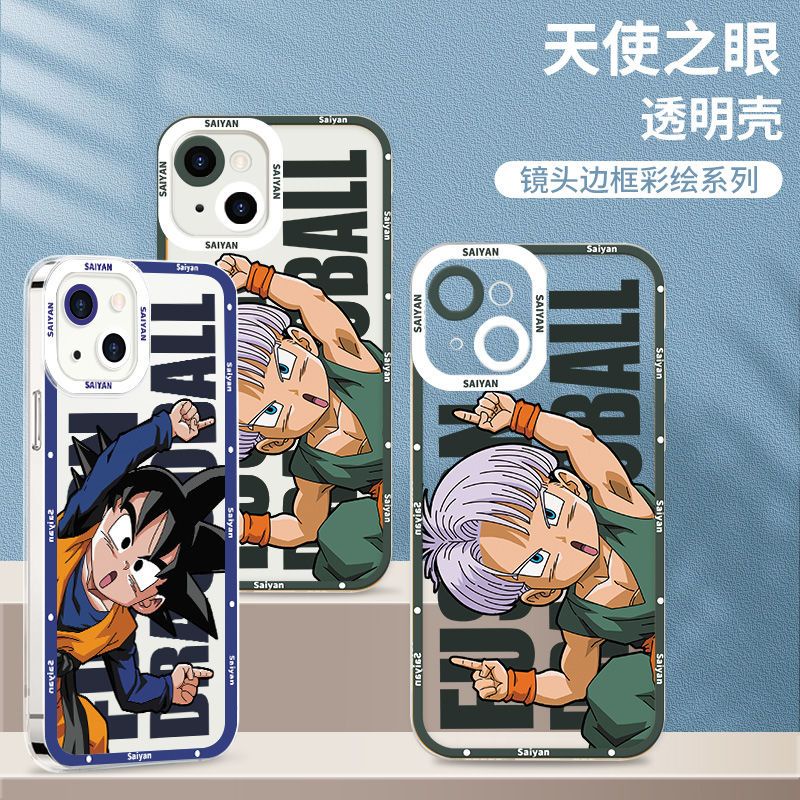 Ốp Điện Thoại Họa Tiết Hoạt Hình Dragon Ball Cho iPhone 14 Pro Max 13 12 Mini 11 XS XR X 8 7 Plus 6S 6 SE