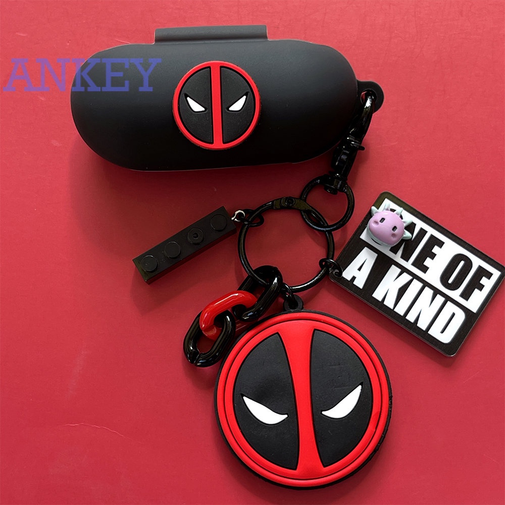 Sony WF-C500 Case Vỏ Bảo Vệ Hộp Sạc Tai Nghe Sony WF-C500 TWS Không Dây Chất Liệu Silicon Họa Tiết Hoạt Hình Dễ Thương Kèm Móc Khóa