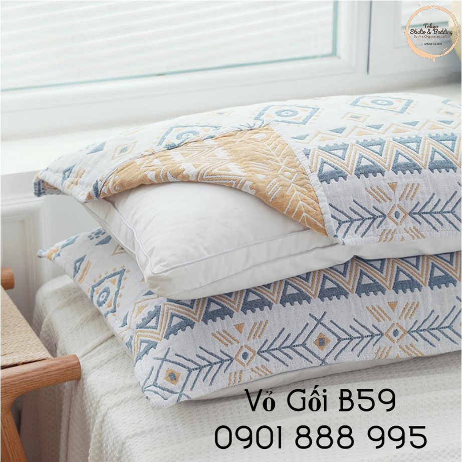 M82_Chăn Thu vải Xô Cotton Sợi tre Organic_Dòng Basic siêu kháng khuẩn