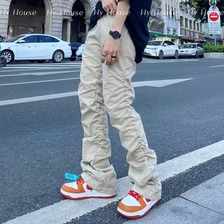 Quần kaki màu be hiphop thời trang