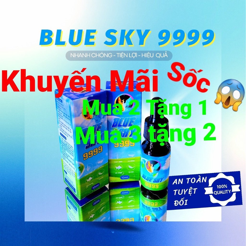 Combo Khuyến Mãi Mua 2 Tặng 1, Mua 3 Tặng 2 Blue Sky 9999