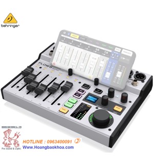 Bộ Trộn Âm Thanh Behringer FLOW 8 - Digital Mixer Behringer 8 Input 2 FX USB Audio Interface