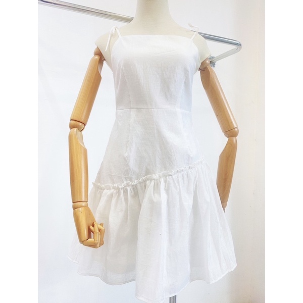 SENKA DRESS - Đầm hai dây bèo chéo - AIMEE