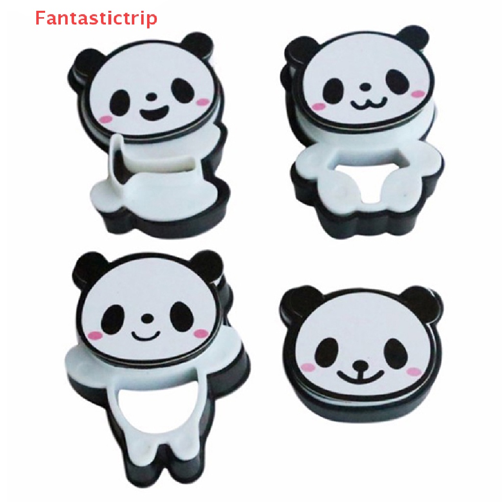 Khuôn Silicon Làm Bánh Quy Hình Gấu Trúc Siêu Dễ Thương Mới