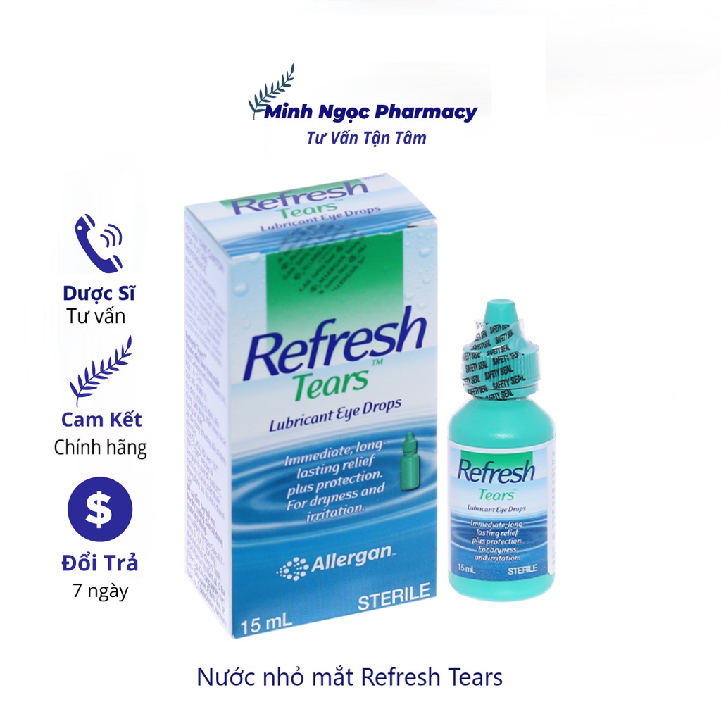 Nước nhỏ mắt Refresh Tears Lubricant Eye Drops chai 15ml