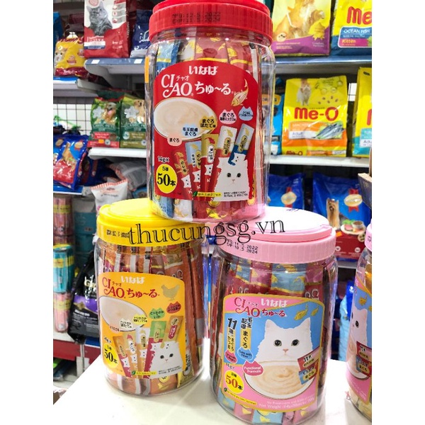 Súp thưởng cho mèo Ciao Thái Lan mix vị