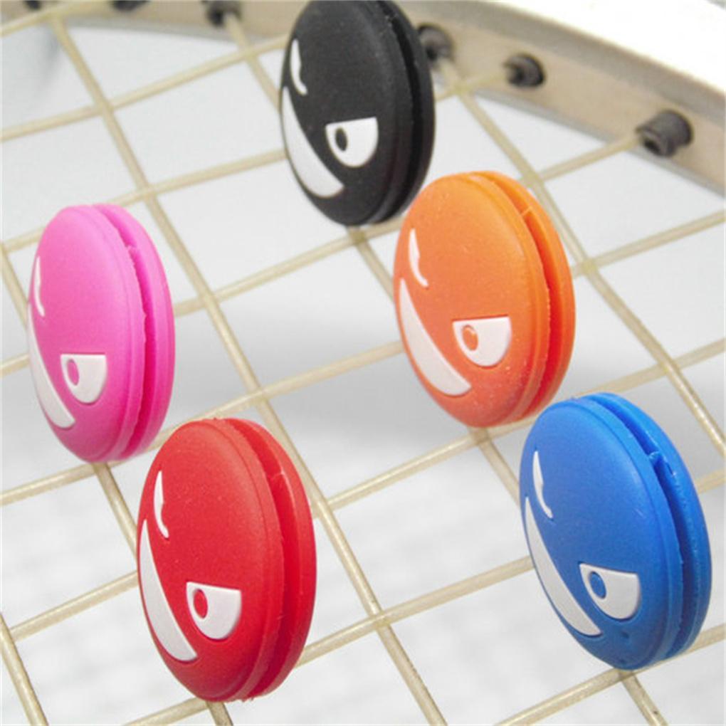 Bộ 6 Phụ Kiện Gắn Bảo Vệ Vợt Tennis Chống Rung In Hoạt Hình Dễ Thương