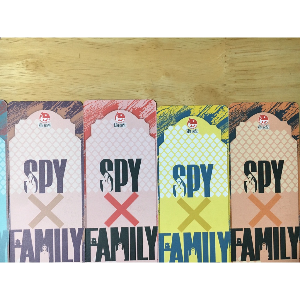 Combo 7 Bookmark Spy x Family - Yor's 1 Week Coordinate - Comic Fes