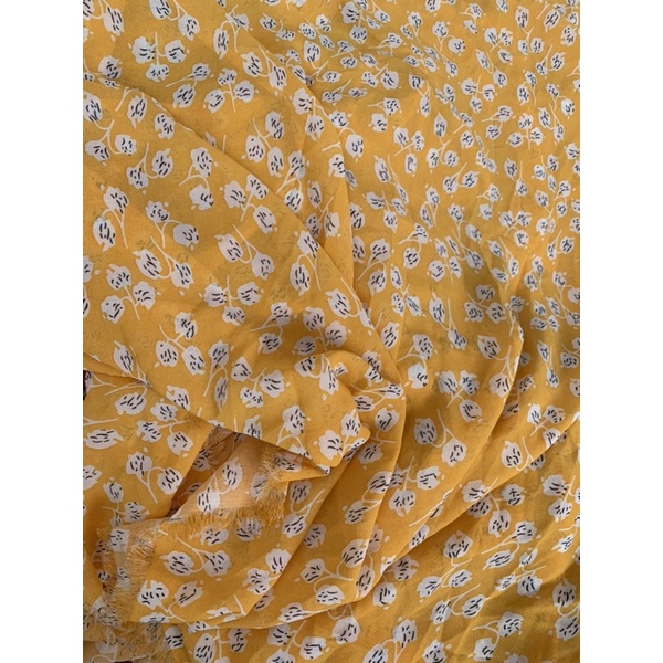 VẢI VON CHIFON HOA