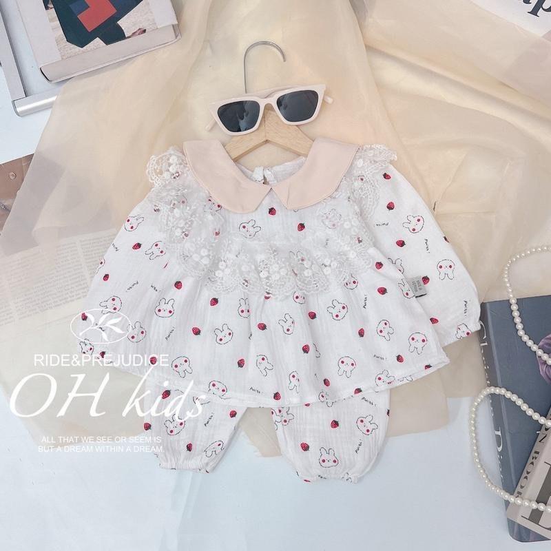 Bộ Đũi Ren Dành Cho Bé Gái