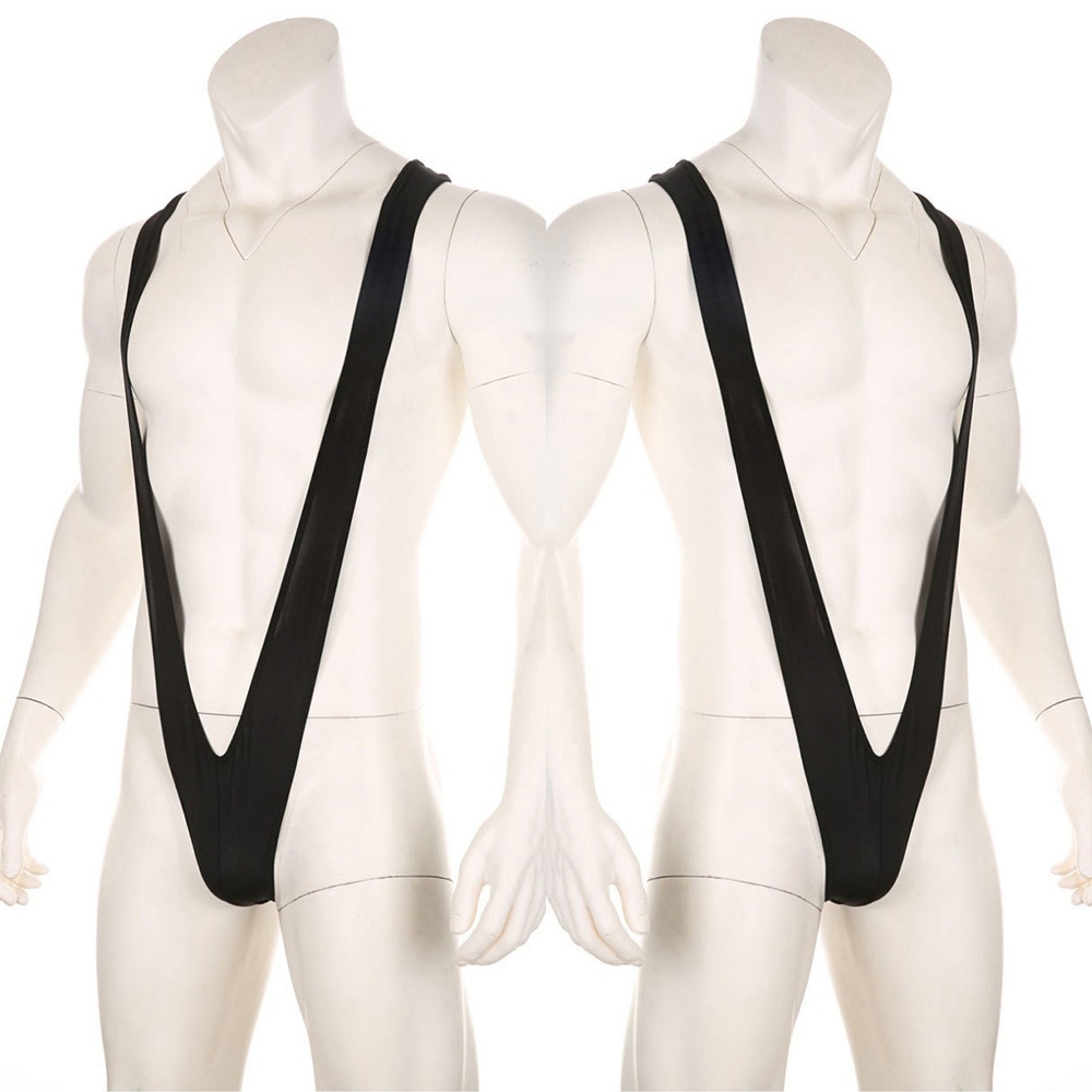 Underwear Thongs Jumpsuit Lingerie Mens One Piece See Bodysuit Through
