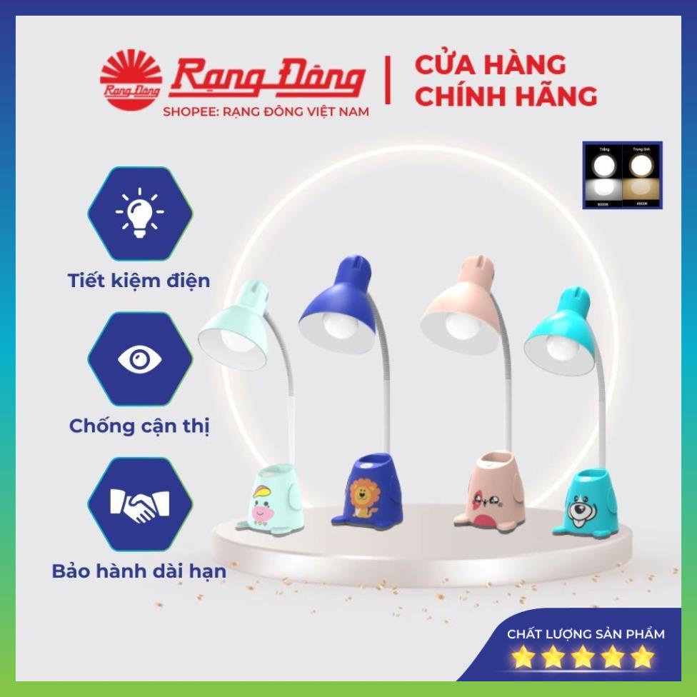 Đèn học rạng đông 5w đèn bàn học chống cận cho bé, học sinh RDRL24.V2 5W