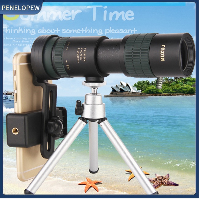 Ống Nhòm Một Mắt pw Công Suất Cao HD Phóng To Thu Phóng Chính Xác Dành Cho Săn Bắn Túi Lăng Kính Điện Thoại