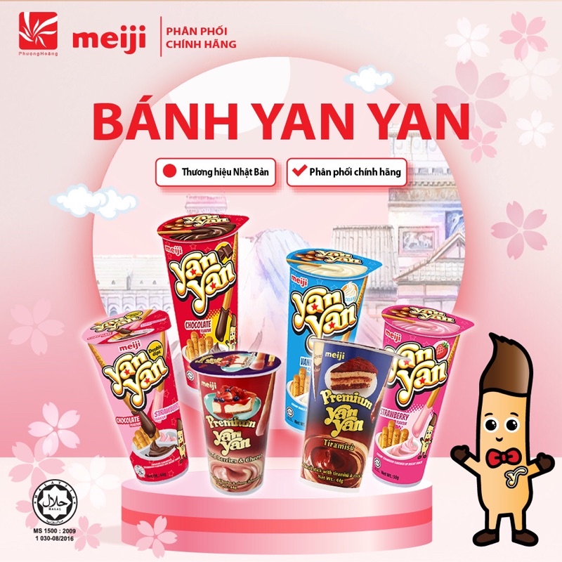 Bánh que chấm Yan Yan Meiji 50g