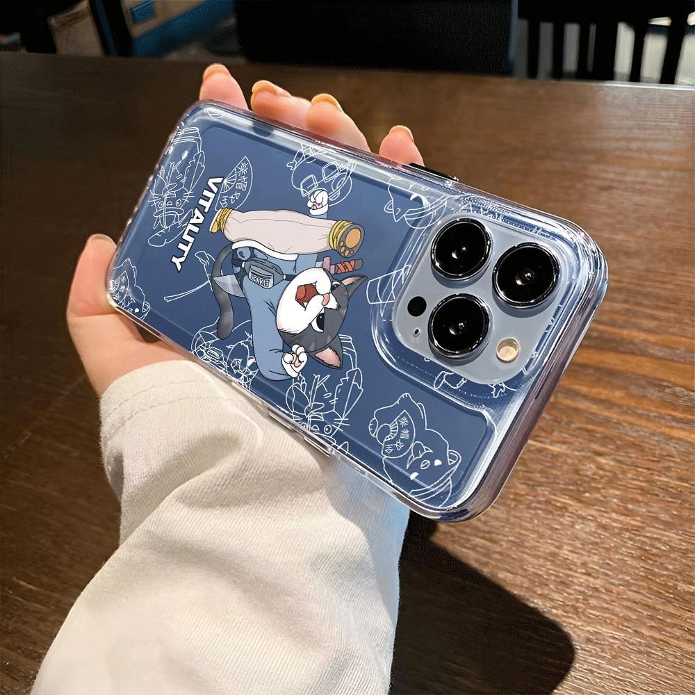 Ốp Điện Thoại Tpu Trong Suốt In Hình Chó Kung Fu Thời Trang Cho iphone 14promax 13 12 11 7Plus 7 8 X XR XSMax