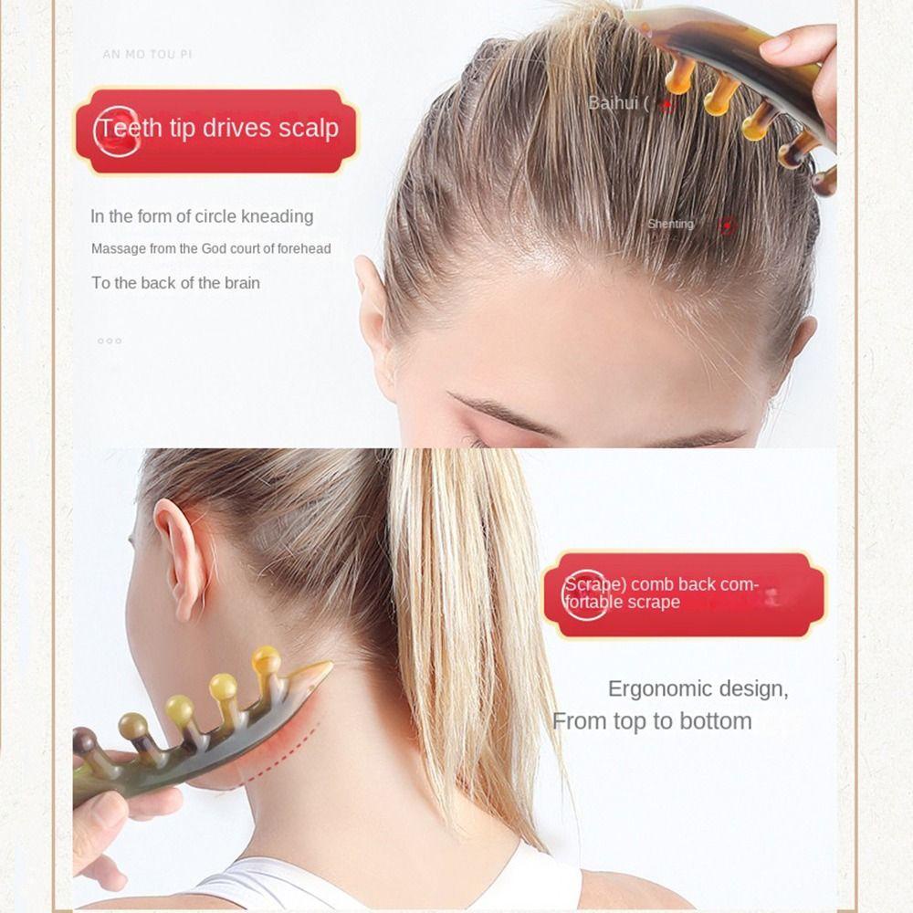 Lược Mát Xa Mũi Di Động Răng Thư Giãn Cho Nam Nữ