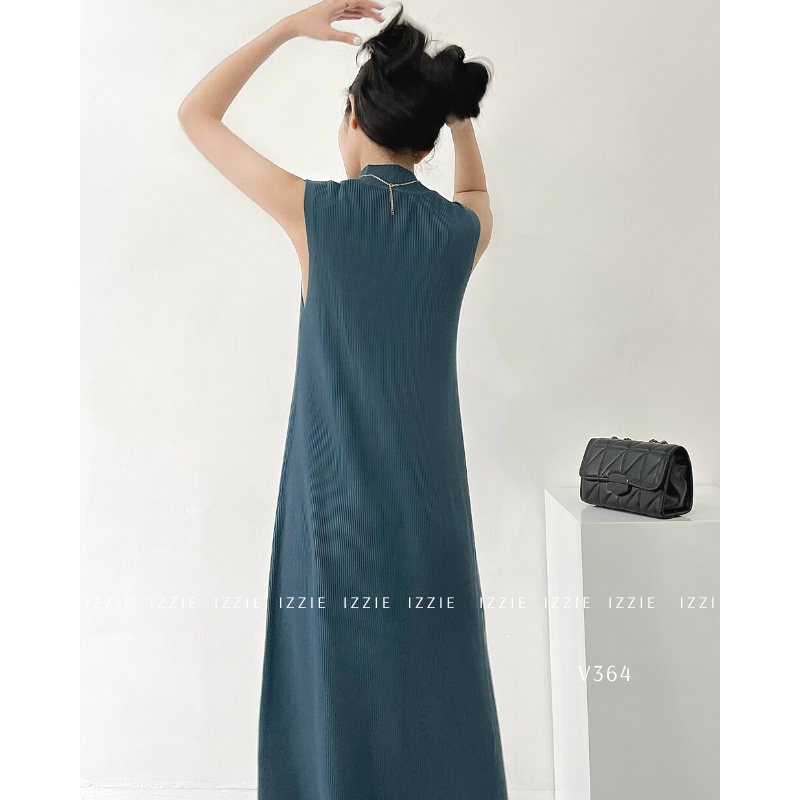 Váy ba lỗ dáng dài IZZIE V364 form suông co giãn mặc được bầu