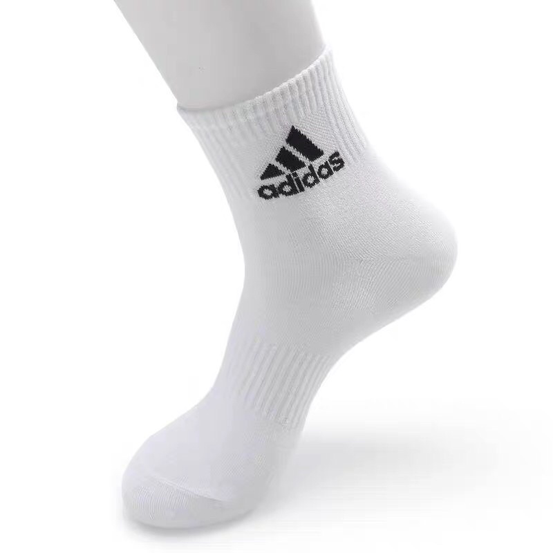 Tất adidas cổ lửng dày dặn dệt kim cao cấp _ tất thể thao , bóng đá