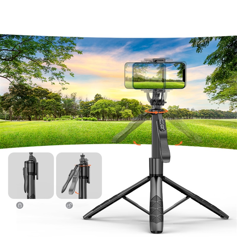 [Hàng Sẵn] Gậy selfie - Gậy chụp ảnh Bluetooth 3 chân Cho Điện Thoại Di Động / Chụp Ảnh / Livestream / Quay video【Carbon070】