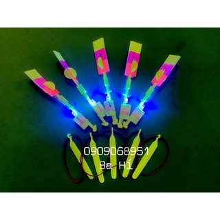Đồ chơi ná bắn chong chóng xoay có đèn led