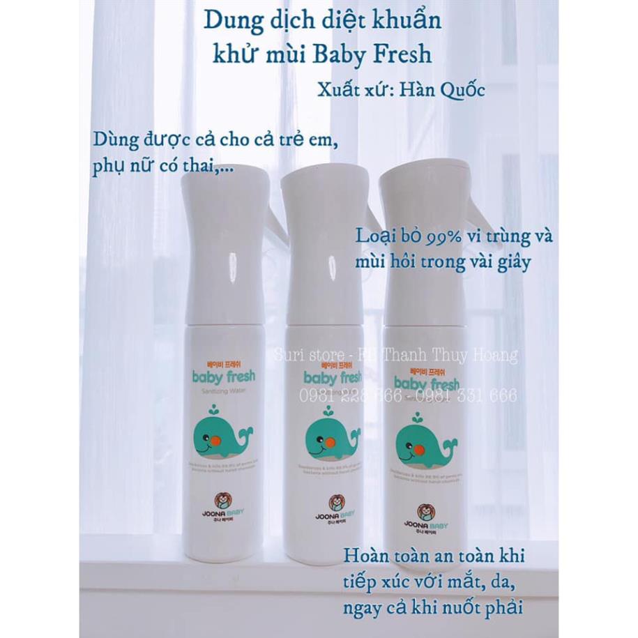 Xịt diệt khuẩn khử mùi Baby Fresh 300ml - JOONA BABY