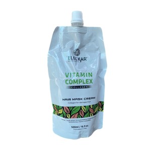 Dầu hấp phục hồi tóc vitamin complex collagen Eleckar 500ml