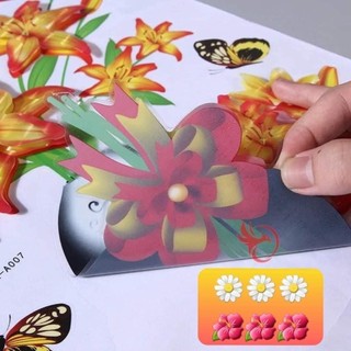 Tranh Dán Tường 3D Hình Bình Hoa (tranh)