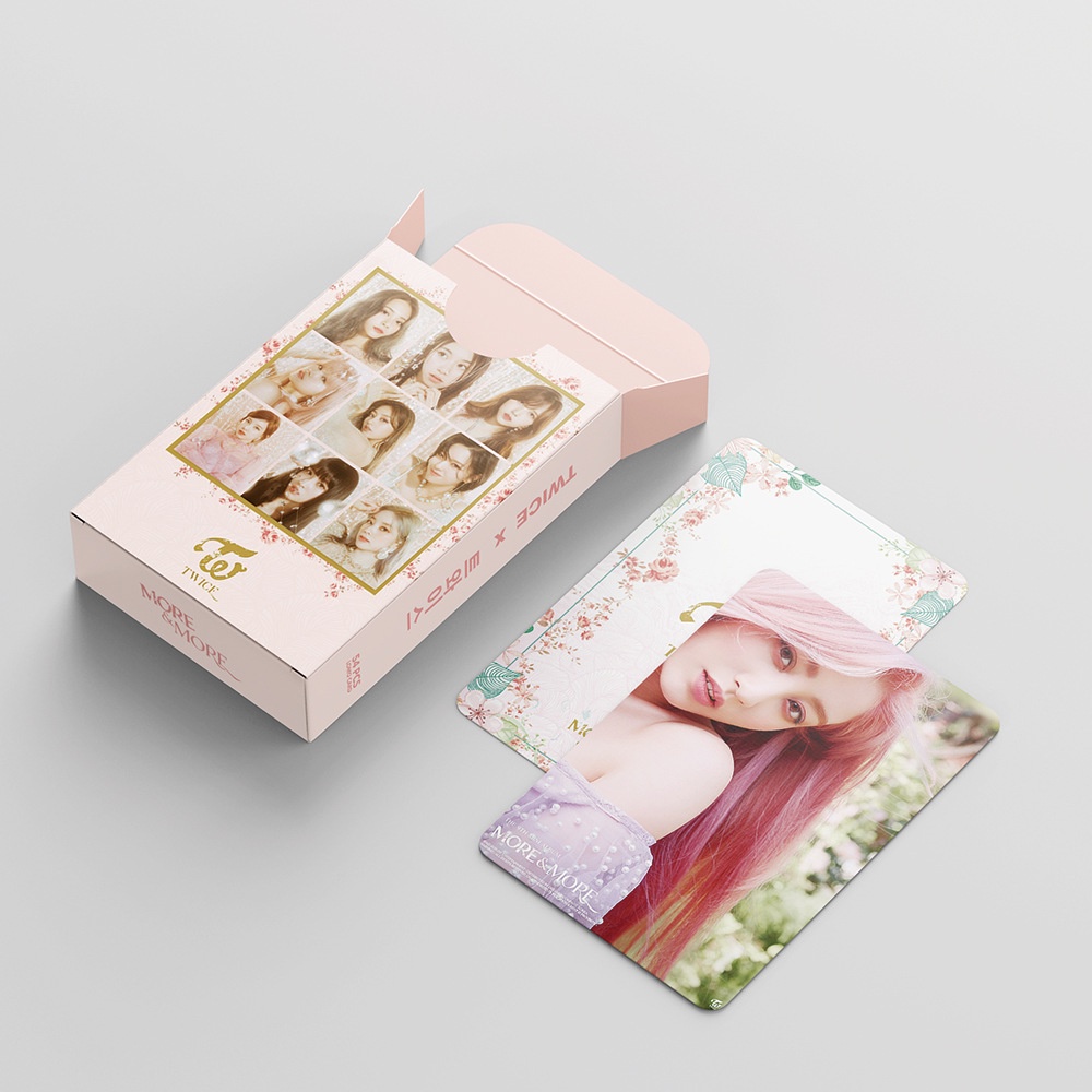 Hộp 54 Ảnh Lomo Card MORE &amp; MORE Nhóm Nhạc KPOP TWICE