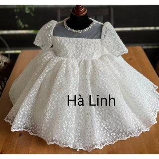 Đầm công chúa bé gái, váy ren nhí cao cấp cho bé.