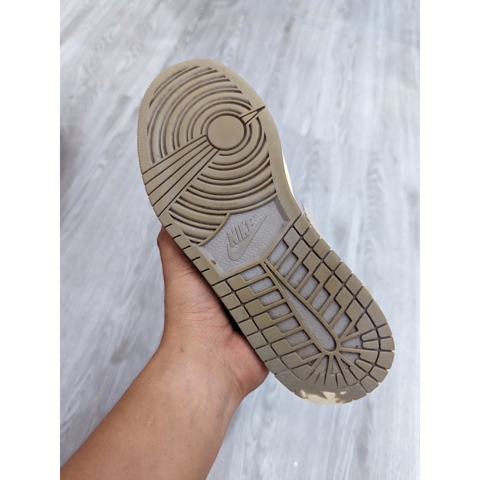 Giày 2hand Jordan 1 Mid Atmosphere Grey Pale Ivory  - CD7240-002 - SIZE 40.5