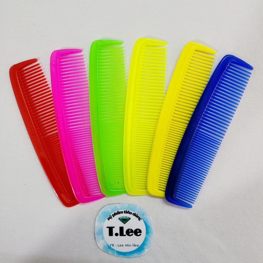 Combo Lược mini nhựa thẳng chải tóc (2 cây)