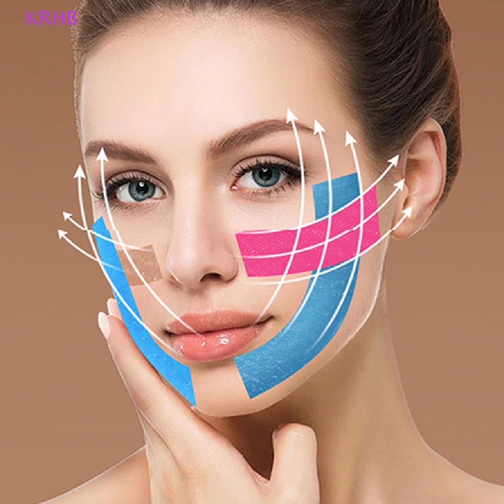 Cuộn Băng Keo Kinesioy 2.5cm * 5m Loại Bỏ Nếp Nhăn Chăm Sóc Da Mặt