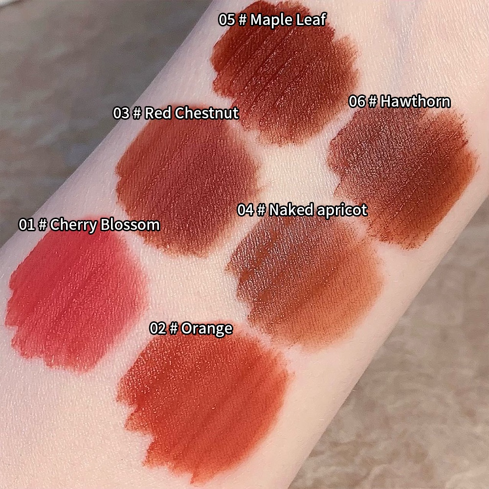 Son Môi MAGIC CASA Dạng Lỏng Lâu Trôi Chống Thấm Nước Với 6 Màu Lựa Chọn