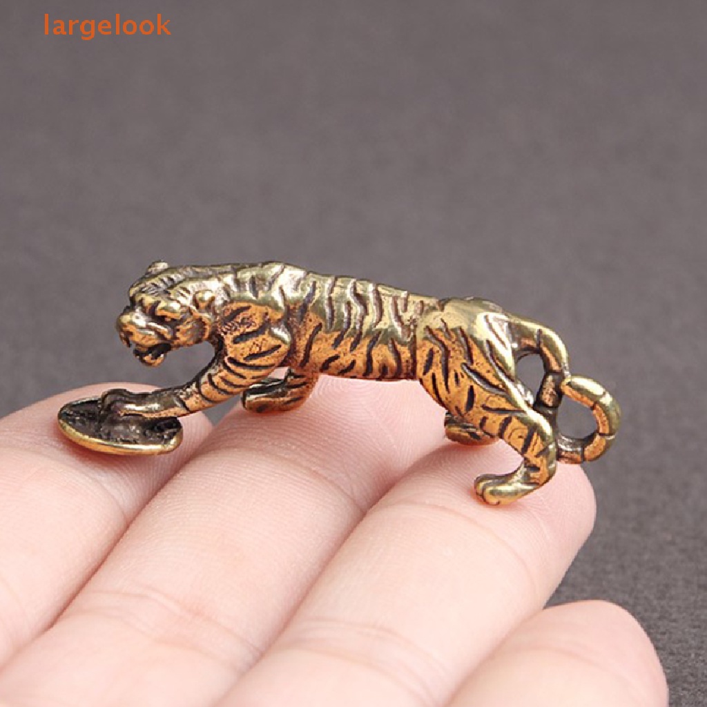 [Biglook] Mặt Dây Chuyền Hình Tượng Hổ Bằng Đồng Thau Cổ Điển Trang Trí Xe Hơi