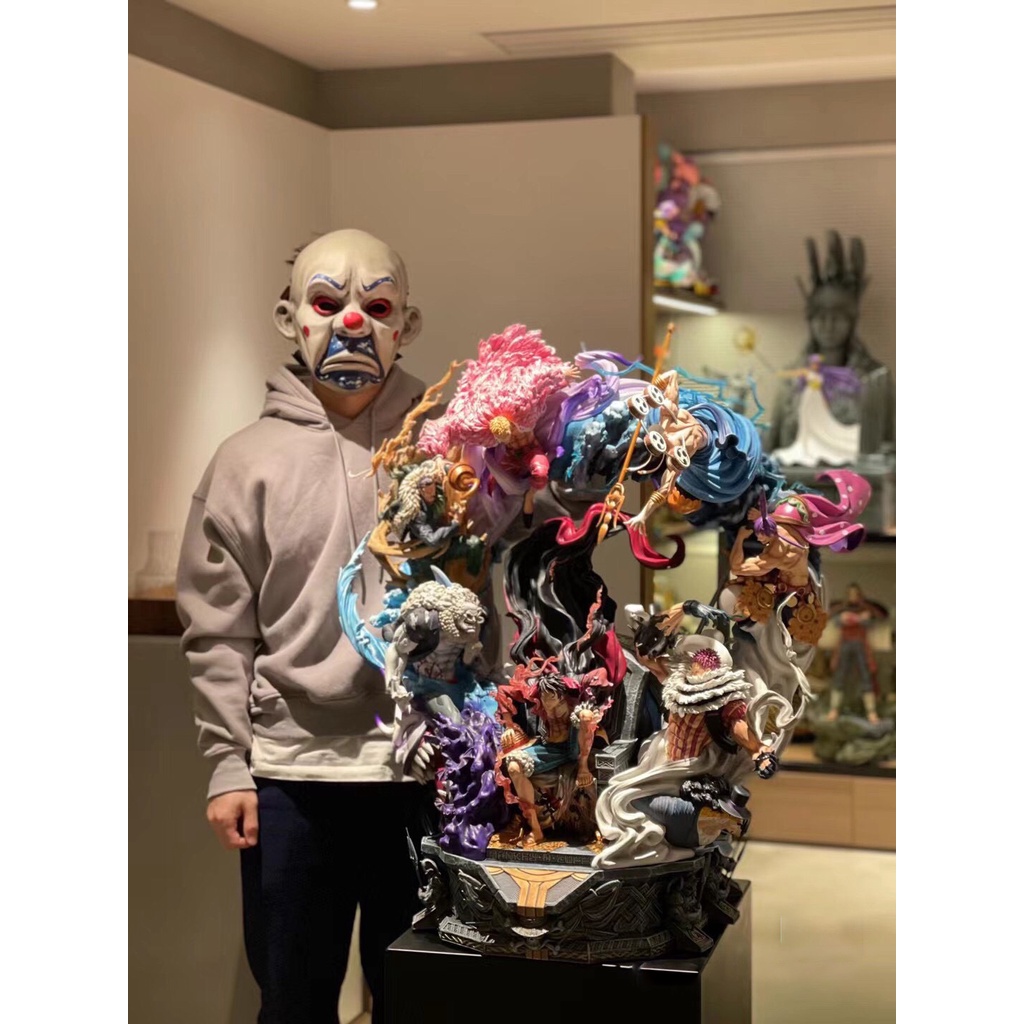 Mô hình luffy cùng các đối thủ - mô hình one piece