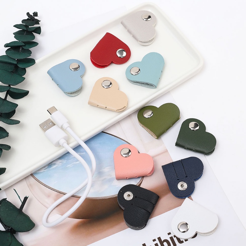 Bộ 5 Kẹp Cố Định Dây Cáp Bằng pu Tiện Dụng Giá Đỡ