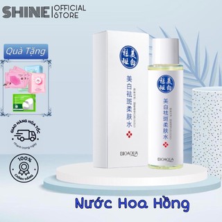 Nước hoa hồng rose water toner cấp ẩm, kiềm dầu, se khít lỗ chân lông an toàn cho da nhạy cảm 100ml