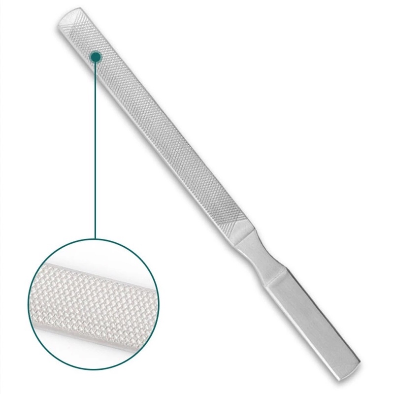 Set 3 Dụng Cụ Dũa Móng Hai Mặt Bằng Thép Không Gỉ Kèm Hộp Đựng Chuyên Nghiệp