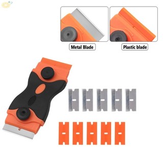 【VARSTR】Razor Scraper Blade 11x 11 pcs Double Edge Sticker Removal Tool Useful