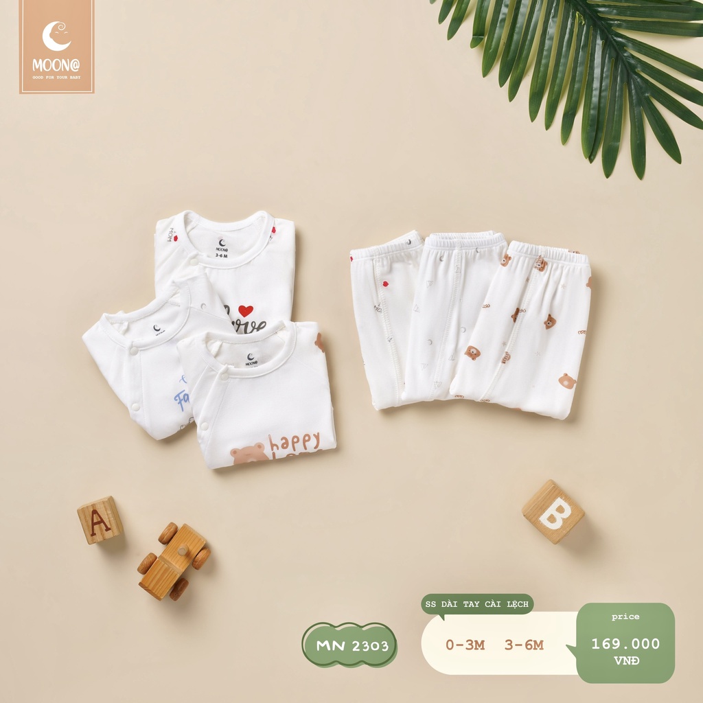 BỘ SƠ SINH CÀI LỆCH PETIT MOON@, MOMMABABY