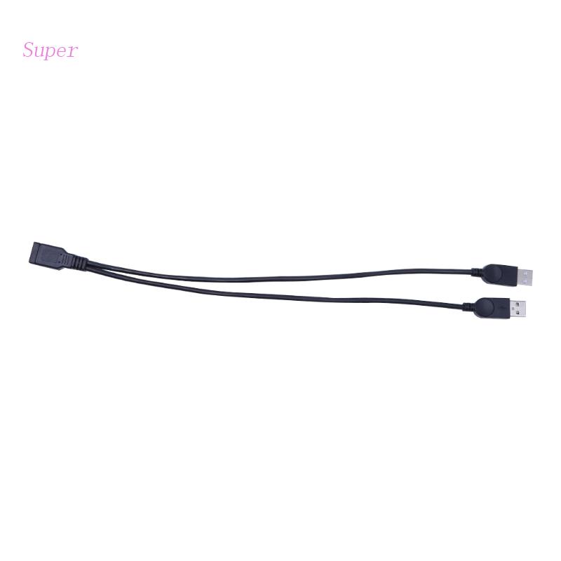 Dây Cáp Chia Hai Cổng USB 2.0 Chữ Y Nối Dài Tiện Dụng