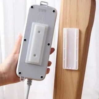 New 4pcs Self-adhesive Desktop Socket Fixer Power Strip Fixing Wall Sticker